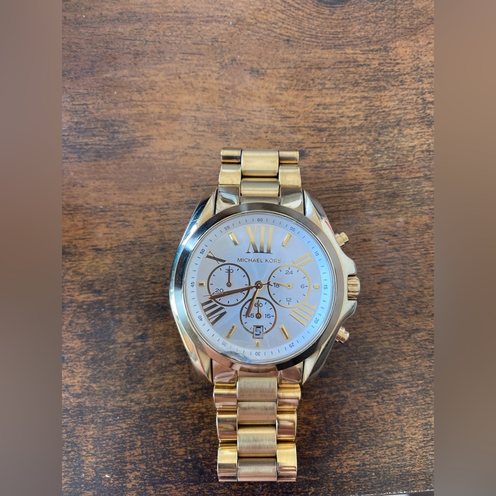 Michael Kors Bradshaw Chronograph Gold Watch